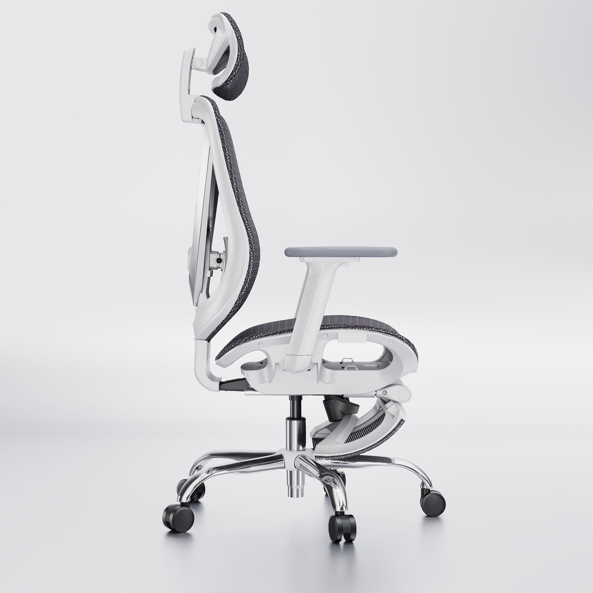 Quelsoft Core100 Pro Ergonomic Chair with Retractable Footrest