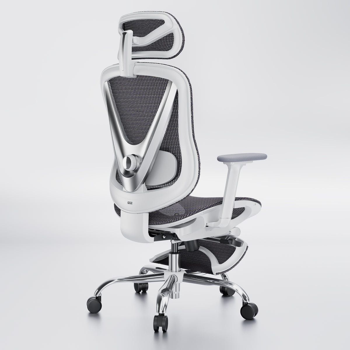 Quelsoft Core100 Pro Ergonomic Chair with Retractable Footrest