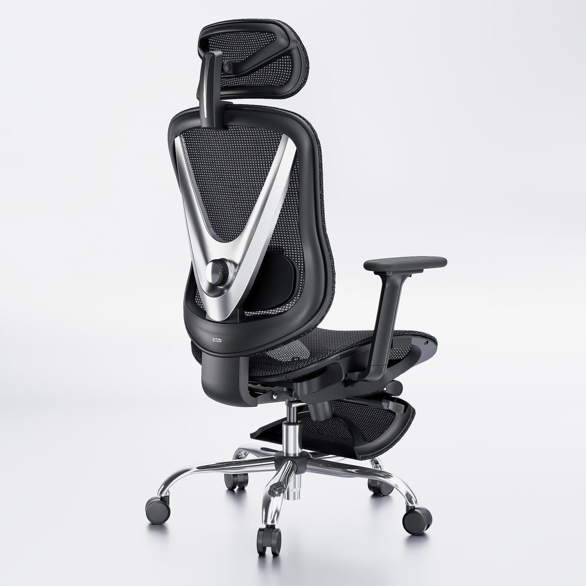 Quelsoft Core100 Pro Ergonomic Chair with Retractable Footrest