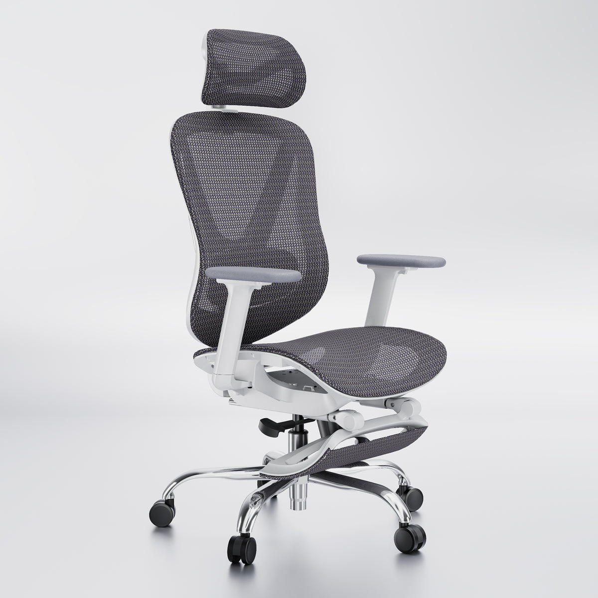 Quelsoft Core100 Pro Ergonomic Chair with Retractable Footrest
