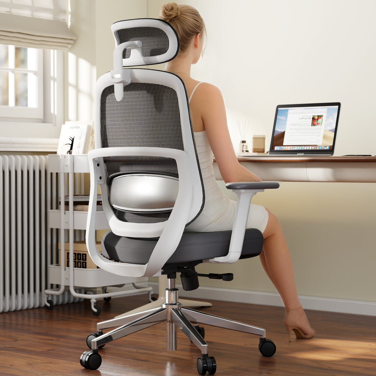 Quelsoft E100 Ergonomic Chair with Adaptive Lumbar Support